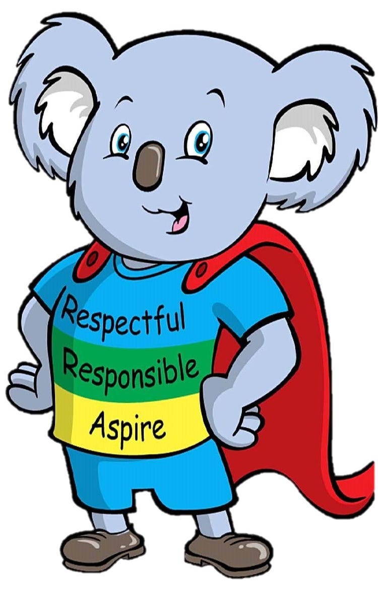 The school mascot for Positive Behaviour Learning